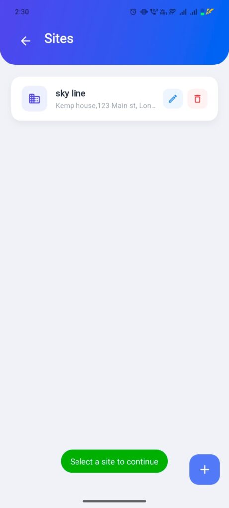 Multiple job site tracking and location management for construction contractors